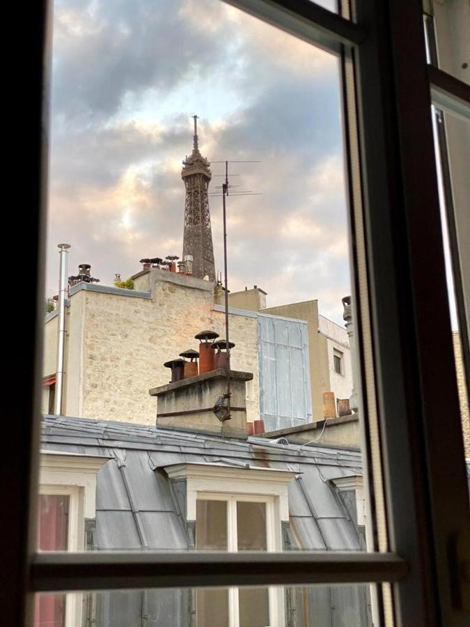 Modern Appartement W/ Tour Eiffel View In The 7Th Paris Dış mekan fotoğraf